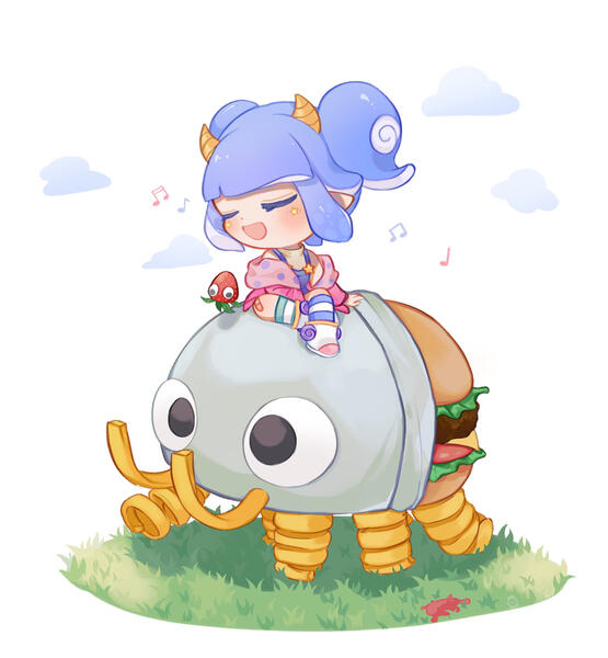 Keychain Standee Design - Bugsnax, Hackerling