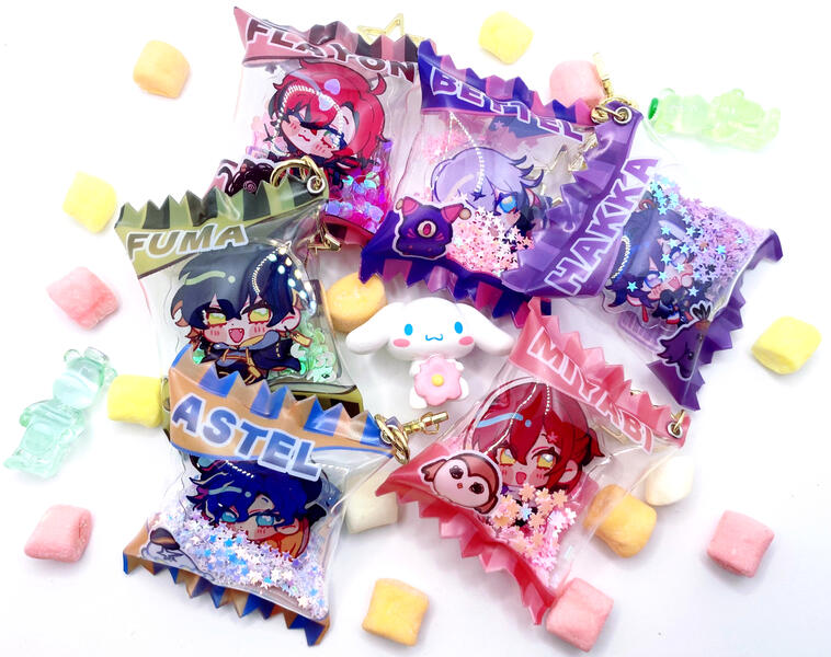 Candy Shaker Charms - Vtubers